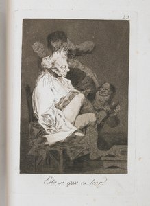 लॉस कैप्रिचोस से प्लेट, 1797-1798 द्वारा फ़्रांसिस्को डी गोया