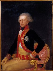 फ़्रांसिस्को डी गोया (1746-1828) द्वारा 18वीं सदी के सन द्वारा जनरल डॉन एंटोनियो रिकार्डोस पेंटिंग का पोर्ट्रेट। 1,12 X 0,84 मीटर मैड्रिड, मुसी डू प्राडो द्वारा फ़्रांसिस्को डी गोया