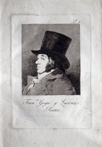 सेल्फ-पोर्ट्रेट, 1799 द्वारा फ़्रांसिस्को डी गोया