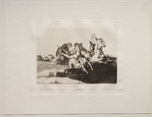 युद्ध की भयावहता: चैरिटी, 1810। द्वारा फ़्रांसिस्को डी गोया