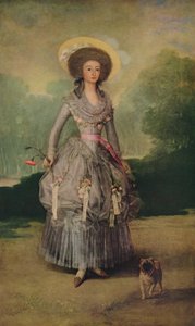 पोन्तेजोस का मार्कीज़, c1786 द्वारा फ़्रांसिस्को डी गोया