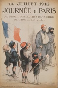 पेरिस दिवस। 14 जुलाई, 1916, 1916