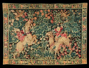 विदेशी वचन टेपेस्ट्री, संभवतः टुर्नाई, c.1520-50