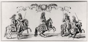 लुई XIV के लिए कैरोसेल (1639-1715) c.1662 द्वारा फ्रेंकोइस चौवेउ