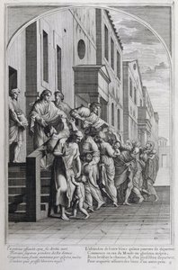 'द लाइफ ऑफ सेंट ब्रूनो, चार्टरेक्स ऑर्डर के संस्थापक' पेरिस 1660 से चित्रण। यूस्टाचे ले सुयूर के चित्रों के बाद और फ्रान सोइस चौवेउ द्वारा उकेरा गया © UIG/Leemage द्वारा फ्रेंकोइस चौवेउ