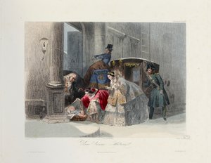 लेस मोड्स पेरिसिएनेस से एक अच्छा काम, c.1860 द्वारा कोम्टे कैलिक्स के बाद फ्रेंकोइस क्लॉडियस