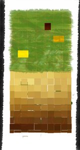 उत्पत्ति दिवस 3: वनस्पति, 2014, (डिजिटल पेंटिंग)