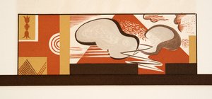 एशेकिलस द्वारा पब, प्रोमेथियस से ग्राफिक चित्रण 1941 (स्टेंसिल प्रिंट) द्वारा फ्रेंकोइस लुइस स्मिथ