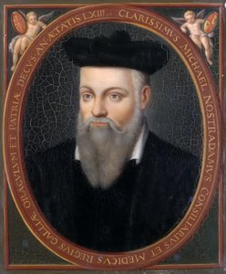 मिशेल डी नोस्ट्रेडम, जिसे नोस्ट्राडमस 1503-1566 कहा जाता है द्वारा फ्रेंकोइस मारियस ग्रानेट