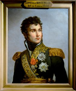 जीन लैंस का पोर्ट्रेट, ड्यूक ऑफ मोंटेबेलो (1769-1809) जेरार्ड द्वारा लैंस के पदचिह्न से वोल्पेलियर की एम्पायर कॉपी की मारेचल - पेरिस - मुसी डे ल'आर्मी