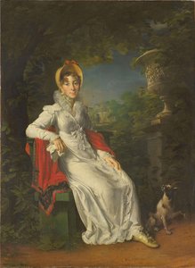 कैरोलीन बोनापार्ट 1782-1839, नेपल्स की रानी और सिसिली, बोइस डी बौलॉग में, 1820-1830 द्वारा फ्रेंकोइस पास्कल साइमन जेरार्ड