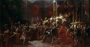 29 मई, 1825 को रिम्स में फ्रांस के चार्ल्स एक्स का राज्याभिषेक द्वारा फ्रेंकोइस पास्कल साइमन जेरार्ड