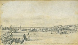 इनसाइडर लॉज, ट्रैवर्स डेस सियुक्स, 1851 द्वारा फ्रैंक ब्लैकवेल मेयर