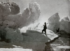 डिस्कवरी ब्लफ़ के पास प्रेशर आइस ब्लॉक्स, c1911, 1913 द्वारा फ्रैंक देबनेहम