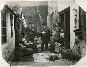व्हिट्बी फिशर फोक, c.1885 (एल्बम प्रिंट)