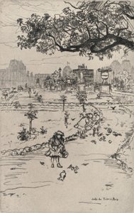 ट्यूलरीज गार्डन, 1915 द्वारा फ्रैंक मिल्टन आर्मिंगटन