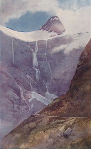 एमकिन्नोन के दर्रे पर, न्यूज़ीलैंड, 1923। द्वारा फ्रैंक राइट