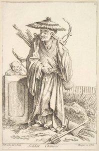 चीनी सैनिक, 1738-45। द्वारा फ्रांकोइस बाउचर
