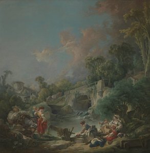 वाशरवोमेन, 1768 द्वारा फ्रांकोइस बाउचर