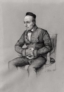 चार्ल्स ऑगस्टिन सैंटे-बेउवे (1804-69) का पोर्ट्रेट 1856 (कागज पर चॉक) द्वारा फ्रांकोइस जोसेफ हेइम