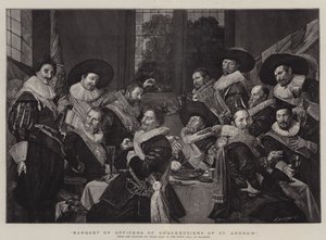 सेंट एंड्रयू के Arquebusiers के अधिकारियों का भोज