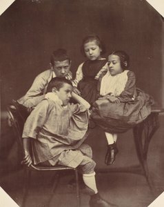 अल्फोंस, यूजेन, मैरी और हरमाइन एंटोनी, 1850-60 के दशक। द्वारा फ्रांज एंटोनी