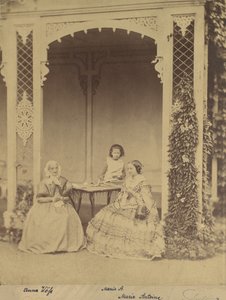 अन्ना Wöss, मैरी और मैरी एंटोनी, 1850-60 के दशक। द्वारा फ्रांज एंटोनी