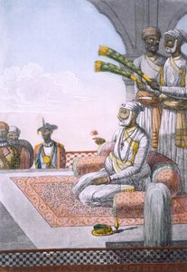 परिचारकों के साथ एक रहजा, पब। 1808-12. द्वारा फ्रांज बल्थजार सोल्विनस