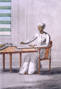 एक कास्टो (क्लर्कसाइड), &39;द हिंदूज़ एंड द डिटेल्स ऑफ़ द कस्टम्स एंड सेरेमनीज़&39;, पब से। 1808-12 (रंगीन नक़्क़ाशी)