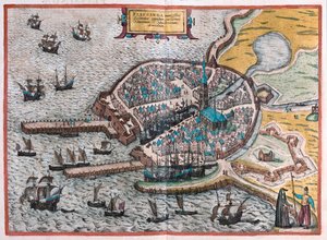 Vlissingen, नीदरलैंड्स (उत्कीर्णन) द्वारा फ्रांज होजेनबर्ग