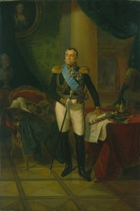 प्रिंस प्योत्र वोल्कॉन्स्की का पोर्ट्रेट 1776-1852, 1850 द्वारा फ्रांज क्रूगर