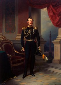 क्राउन प्रिंस अलेक्जेंडर निकोलाइविच का पोर्ट्रेट, 1818-1881, c1840 द्वारा फ्रांज क्रूगर