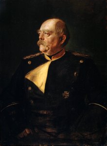 यूनिफॉर्म में चांसलर ओटो वॉन बिस्मार्क का पोर्ट्रेट, 1815-1898, 19वीं सदी।