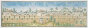 Wilhelmsbad (wc और पेंसिल कागज पर) द्वारा फ्रांज लुडविग कैंक्रिन