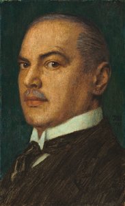 ए सेल्फ-पोर्ट्रेट, 1923 द्वारा फ्रांज वॉन अटक गया