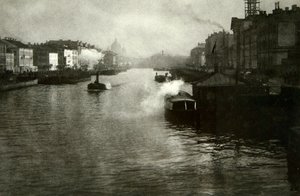 सेंट पीटर्सबर्ग, रूस में फोंटंका नदी, 1900s द्वारा फ्रेड बोइसन