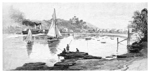 मैनली बीच, सिडनी, न्यू साउथ वेल्स, ऑस्ट्रेलिया, 1886।