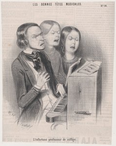 संगीत सिद्धांत के दुर्भाग्यपूर्ण शिक्षक, 1840, 1840।