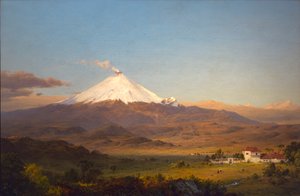 कोटोपेक्सी, 1855। द्वारा फ्रेडरिक एडविन चर्च
