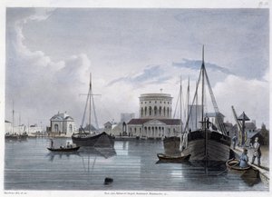 द कैनाल डे ला विलेट (कैनाल डे ल'ऑर्कक) - मार्टेंस द्वारा "पेरिस इन 1832" में, एड। रिटनर और गौपिला