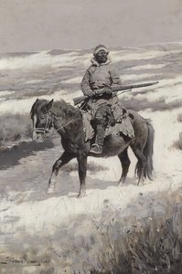 ए मंचूरियन डाकू, c.1904 द्वारा फ्रेडरिक रेमिंगटन