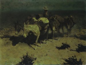 ए पैक ट्रेन, 1909 द्वारा फ्रेडरिक रेमिंगटन
