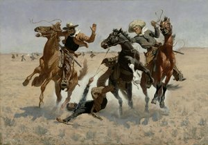 एक कामरेड (पास्ट ऑल सर्जरी) 1889-90 (कैनवास पर तेल) की सहायता से