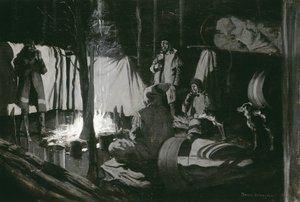 1895 का प्रथम और सर्वश्रेष्ठ शिविर द्वारा फ्रेडरिक रेमिंगटन
