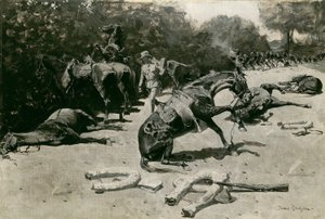 1899 में सैंटियागो में अपने देश के लिए घोड़ों की मृत्यु कैसे हुई। द्वारा फ्रेडरिक रेमिंगटन