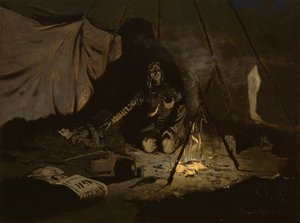 द ड्राई लीव्स ने शी से अधिक समय तक चली, c.1899 द्वारा फ्रेडरिक रेमिंगटन