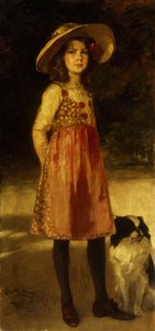 कलाकार की बेटी का चित्रण, हिल्डे, 1913