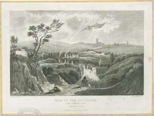 बर्सलेम - कुम्हारों का दृश्य: उत्कीर्णन, nd [c 1830s] द्वारा फ्रेडरिक कैलवर्ट