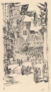 सहयोगी दलों के एवेन्यू, 1918। द्वारा फ़्रेडरिक चाइल्ड हस्साम
