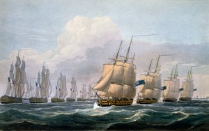 जे। राल्फ़, 1820 के &39;द नेवल क्रोनोलॉजी ऑफ़ ग्रेट ब्रिटेन&39; के जहाजों के अपने स्क्वाड्रन का नेतृत्व करने वाले एचएमएस थेटस में कैप्टन बेर्स्फोर्ड